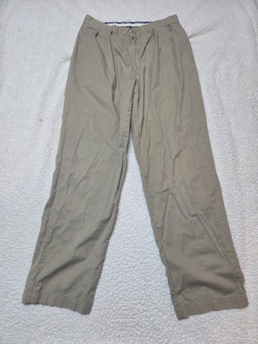 Men's Classic Straight Chino Pants in Light Khaki